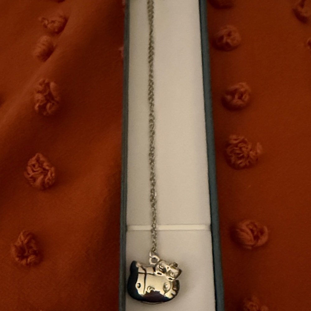 Hello Kitty Silver Pendant Necklace